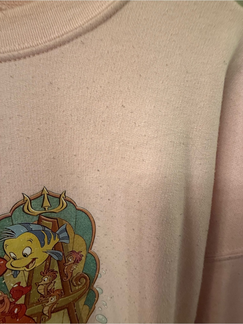 The Little Mermaid Ariel Pink Graphic Sweatshirt | Size L - Picture 5 of 7